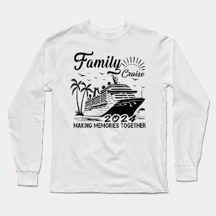 Cruise Squad 2024 Summer Vacation Matching Family Group Classic Long Sleeve T-Shirt